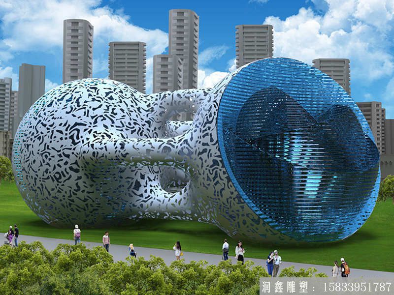 公共藝術(shù)雕塑 不銹鋼公共藝術(shù)雕塑