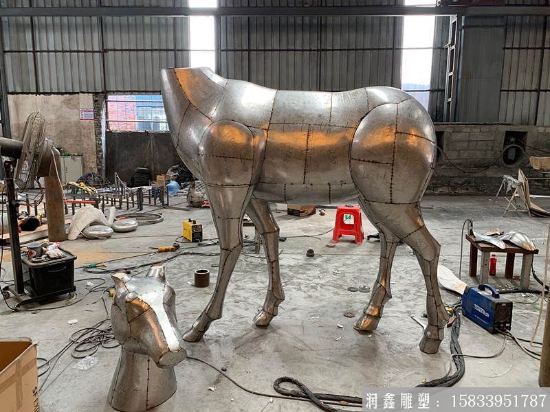 鹿雕塑鍛造 不銹鋼