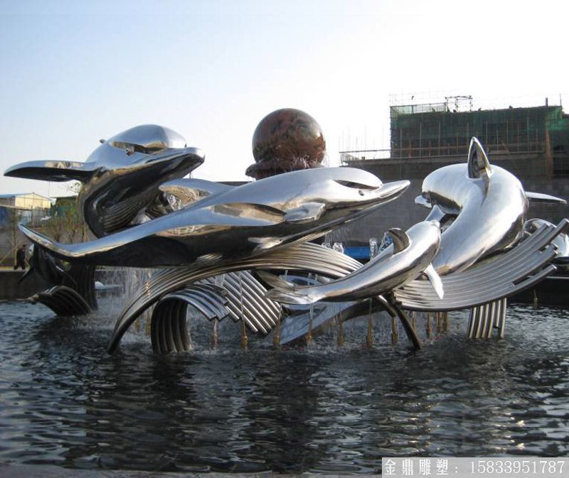 海豚雕塑加工廠家 海豚來(lái)圖定制